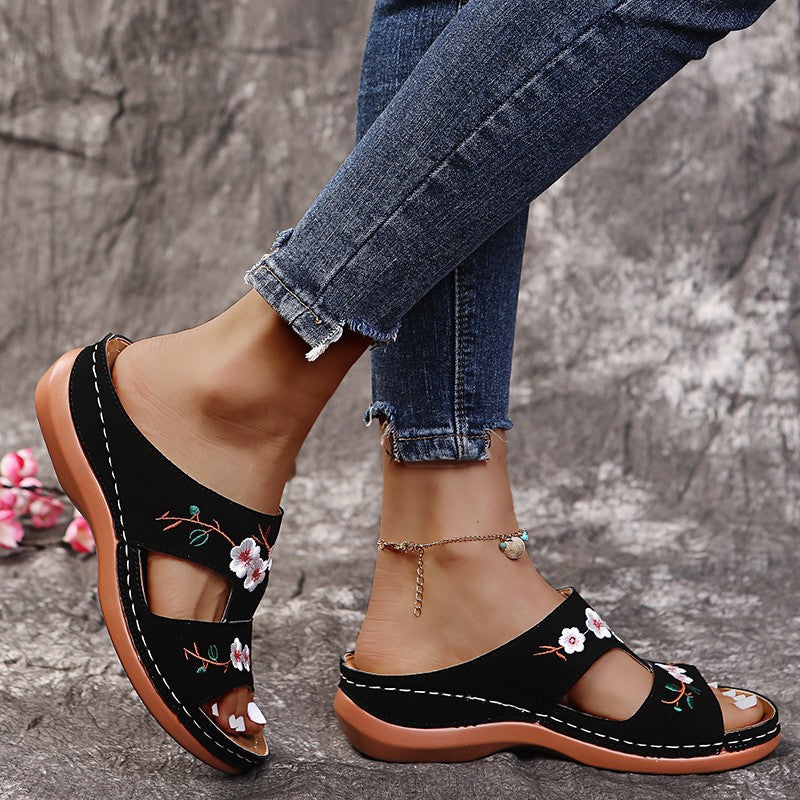 Konf | Sandales orthopédiques Lily Flowers
