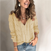 Konf | Pull Col V Pour Femmes Leona