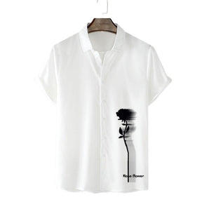Chemise manches courtes Flower | KONF