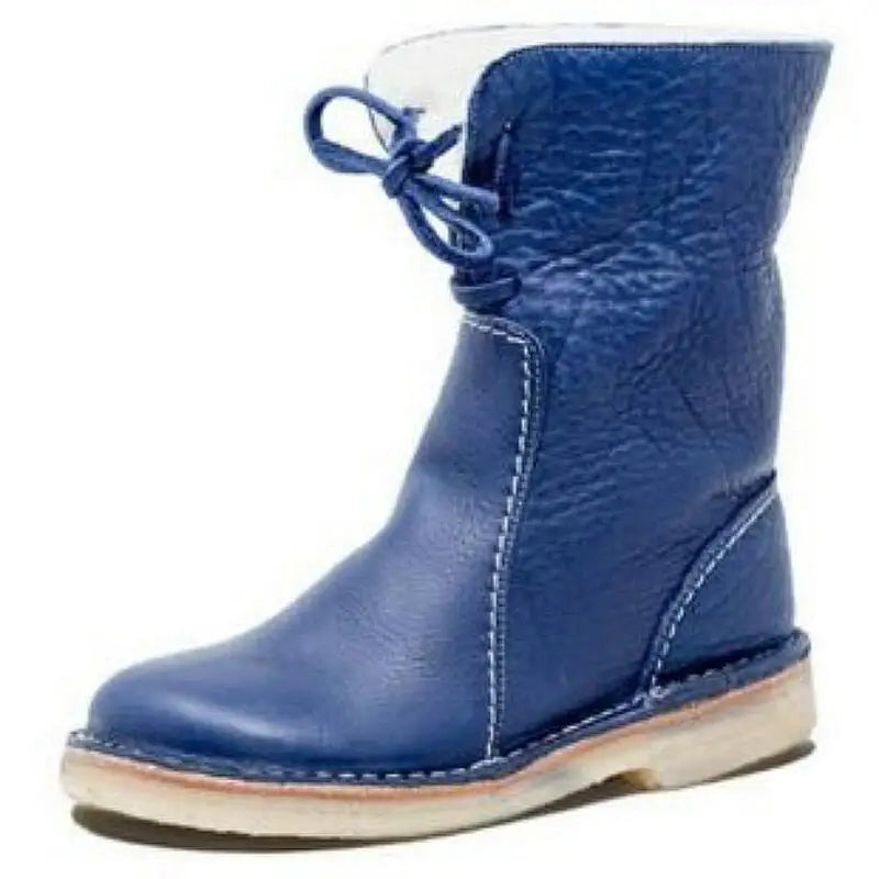 Konf | Bottes Imperméables en Cuir Polaire Avec Doublure en Laine