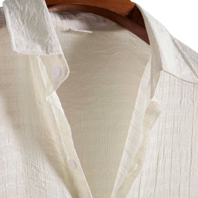 Chemise manches courtes Playa Off White | KONF