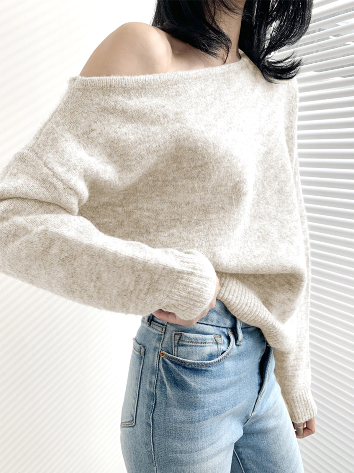 Konf | Pull Asymétrique Pour Femmes Tamia