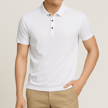 Polo Homme en soie glacée | KONF