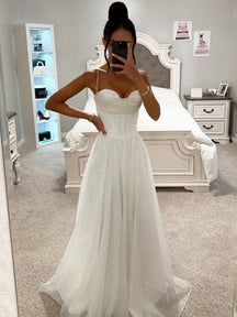 robe longue bronzage à fines brides sans manches femme élégant de soirée cérémonie | KONF