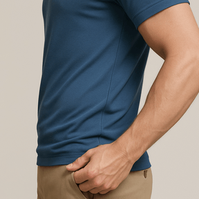 Polo Homme en soie glacée | KONF