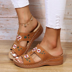 Konf | Sandales orthopédiques Lily Flowers