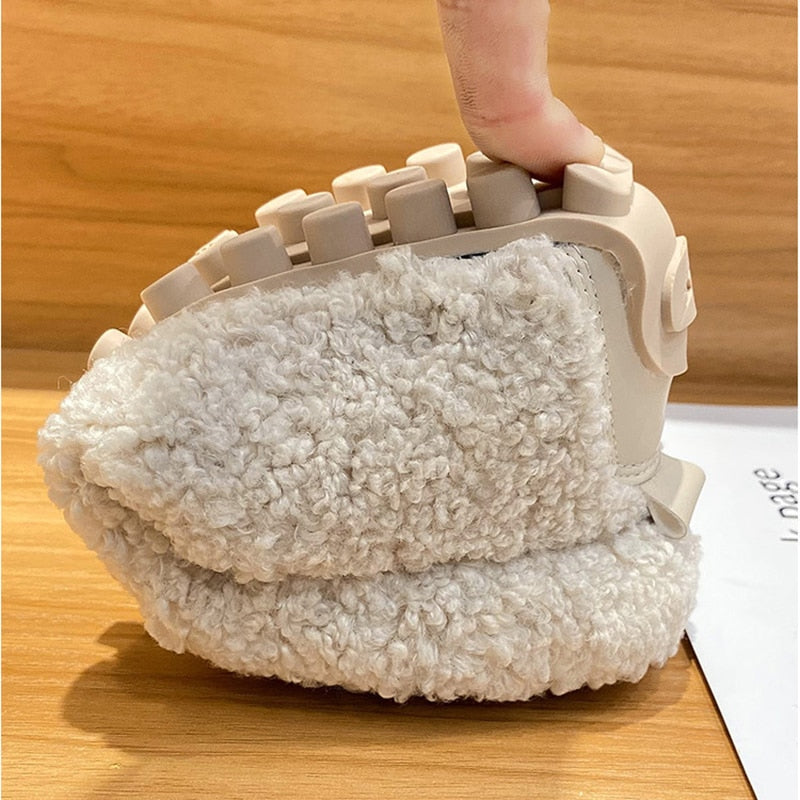 Konf | Mocassins Arielle Pelucheux Avec Semelle Antidérapante