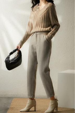 Konf | Pull En Maille à Col En V Pour Femmes Romy
