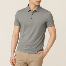 Polo Homme en soie glacée | KONF