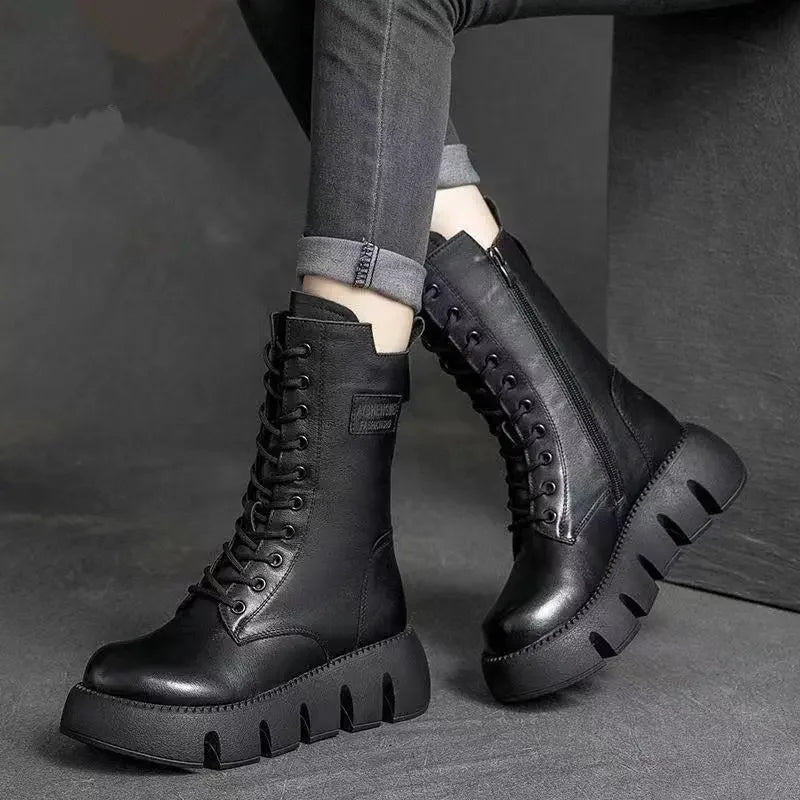 Konf | Bottes en Cuir Ultra Confortables & Chaudes