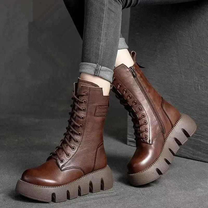 Konf | Bottes en Cuir Ultra Confortables & Chaudes