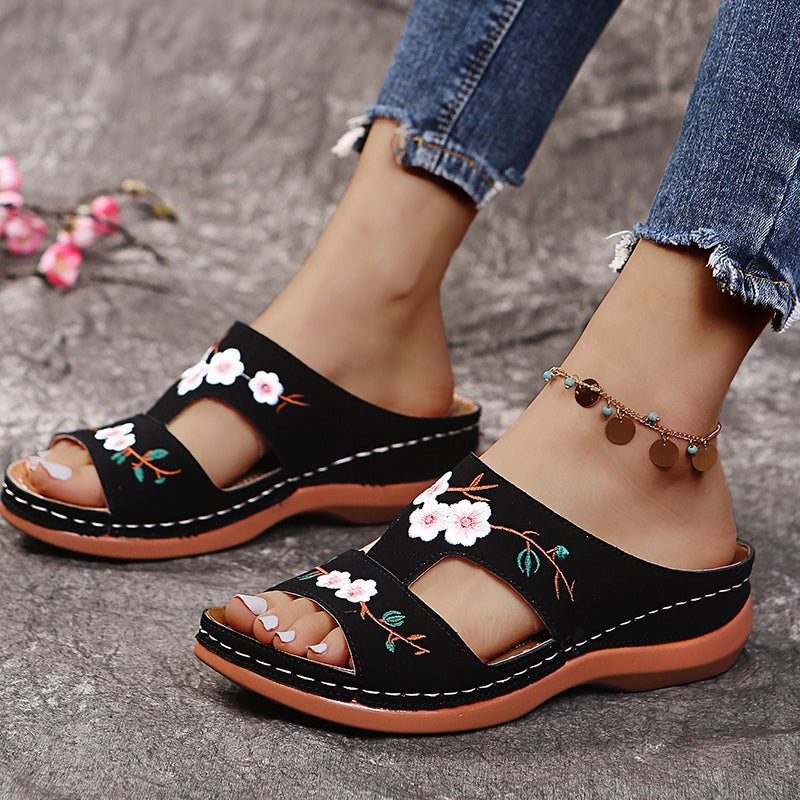 Konf | Sandales orthopédiques Lily Flowers