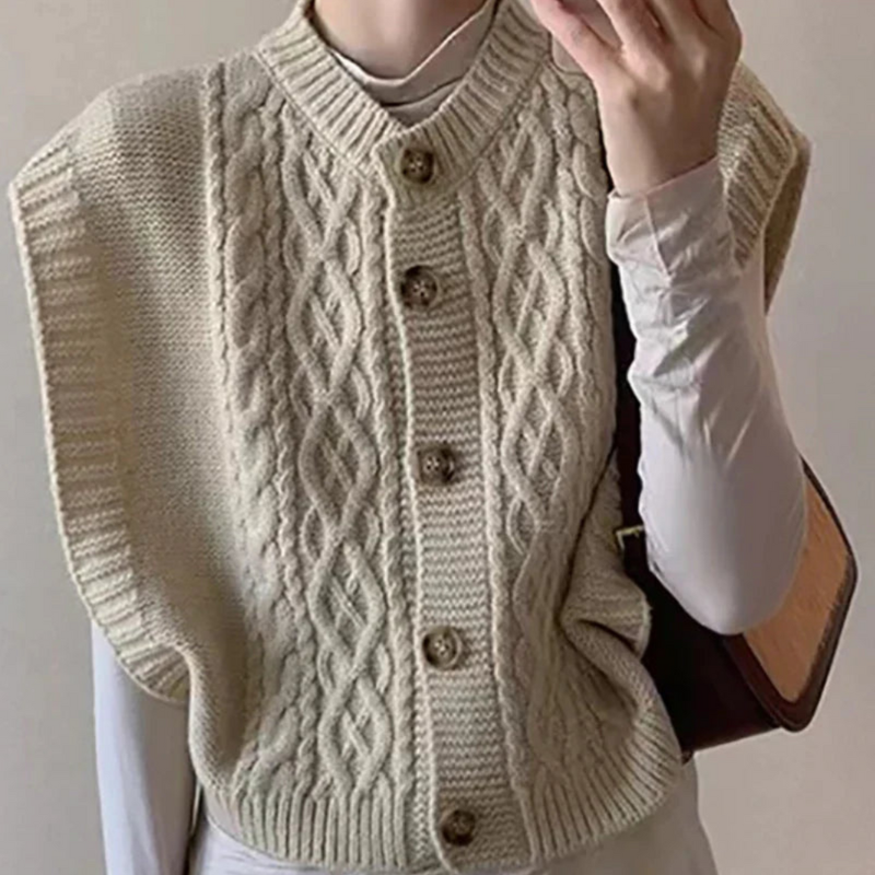 Konf | Cardigan Sans Manches Pour Femmes Bonnie