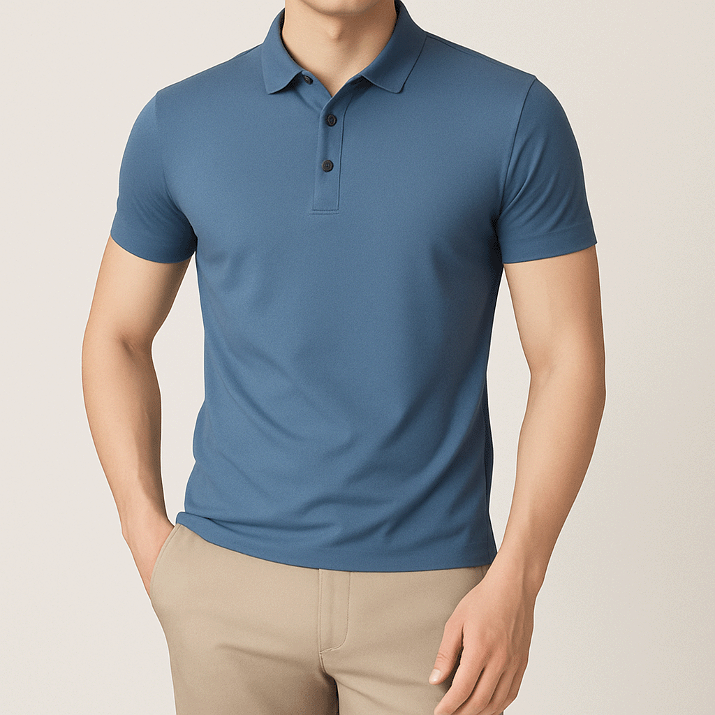 Polo Homme en soie glacée | KONF